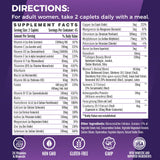 Vitamin World ULTRA 360 Women’s Multi caplets in a bowl