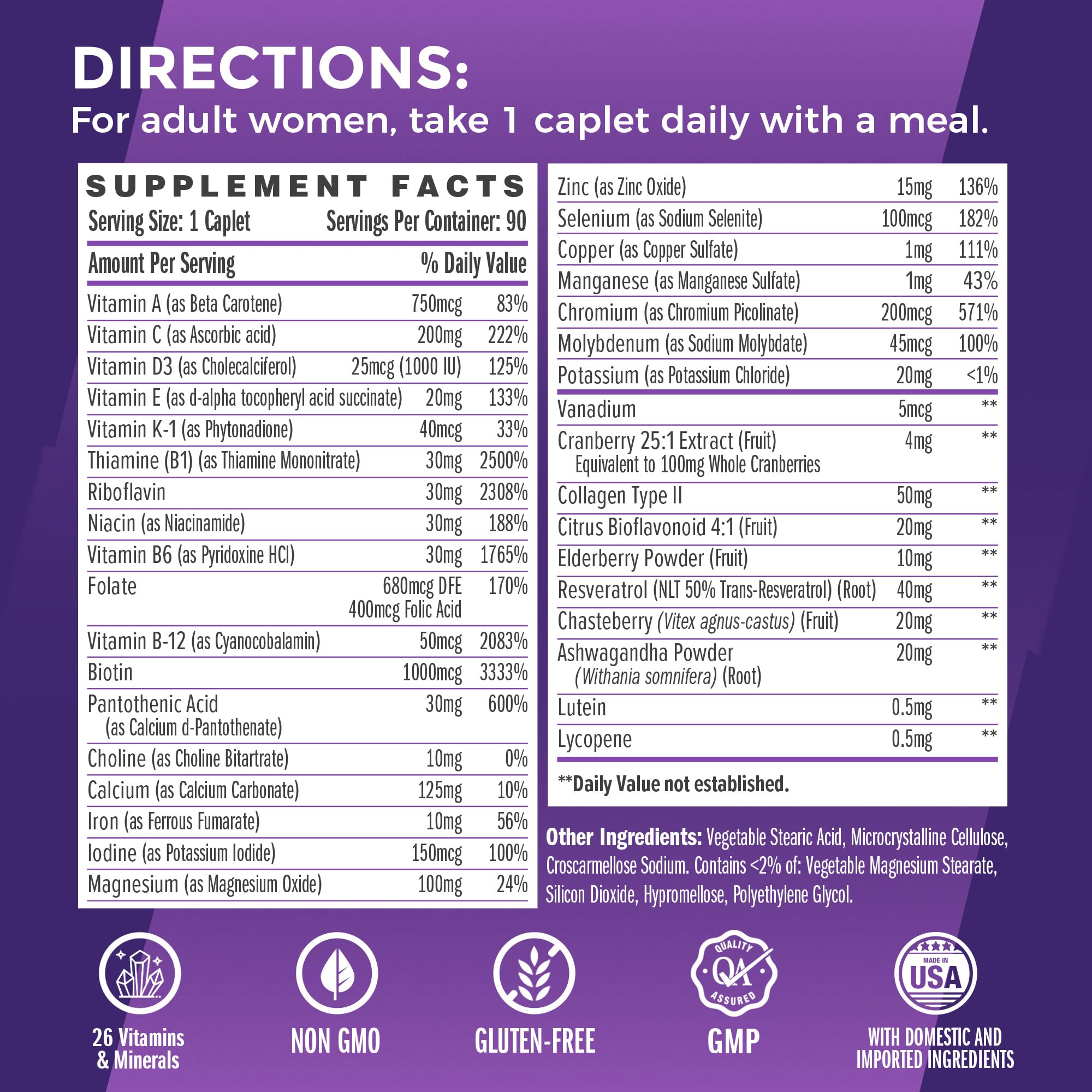 Vitamin World Ultra 360 Women’s Multi One Daily caplet