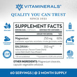Vitaminerals Valerian Extract 350mg product dimensions