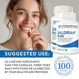 Vitaminerals Valerian Extract 350mg serving suggestion