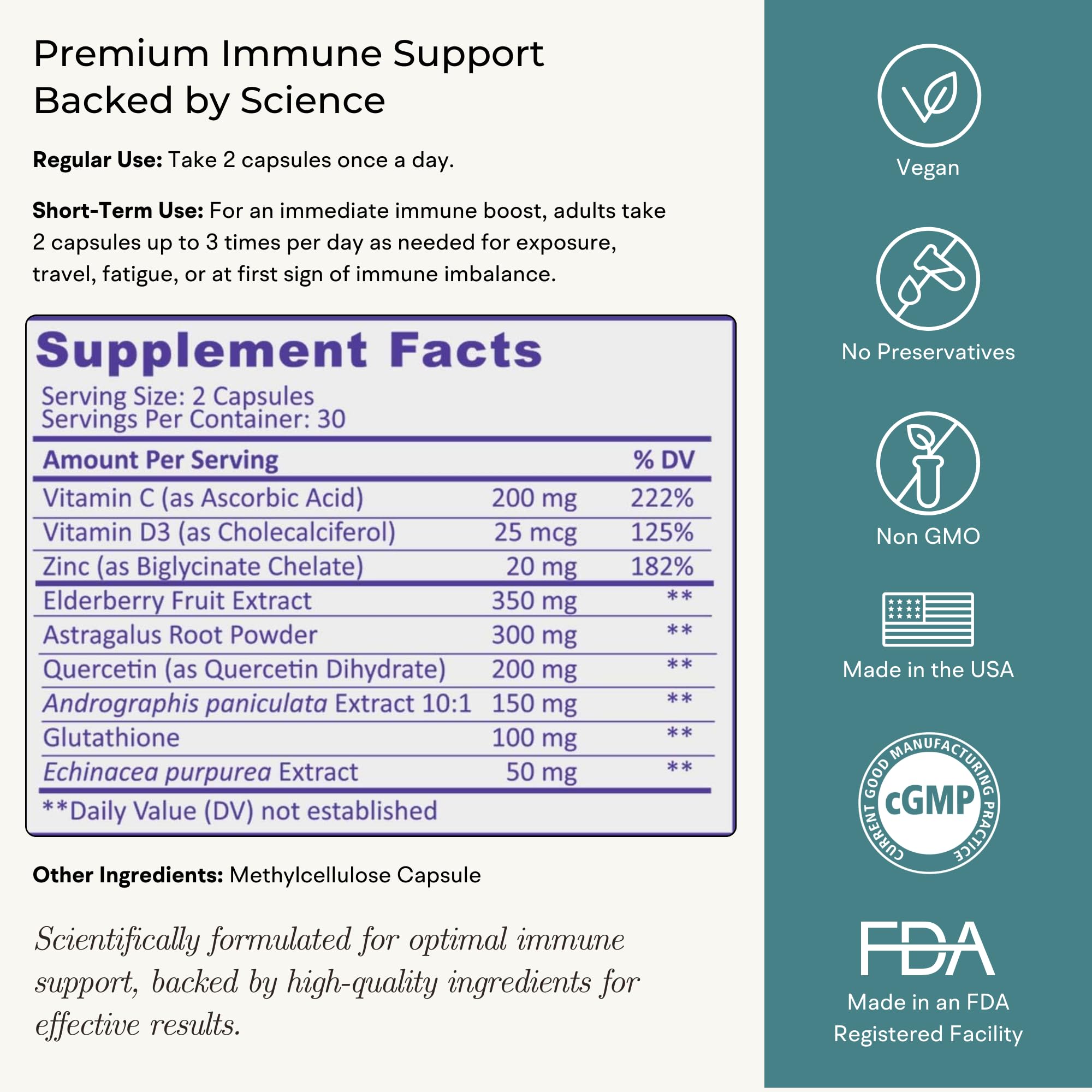 VitaminIQ Elderberry daily wellness Support Supplement lifestyle scene
