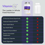 VitaminIQ Men's Whole Food Multivitamin capsule close-up
