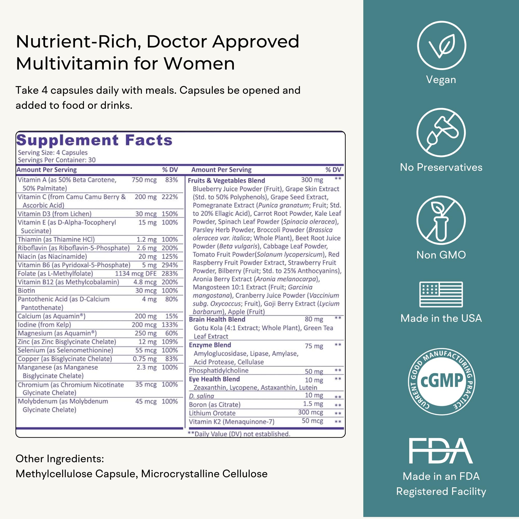 VitaminIQ Whole Food Multivitamin for Women lifestyle scene