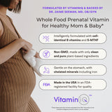 VitaminIQ Whole Food Prenatal Vitamins capsule close-up