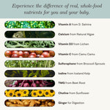 VitaminIQ Whole Food Prenatal Vitamins packaging details