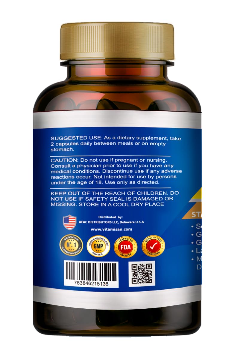 VITAMISAN Acidophilus Probiotic Supplement capsules close-up