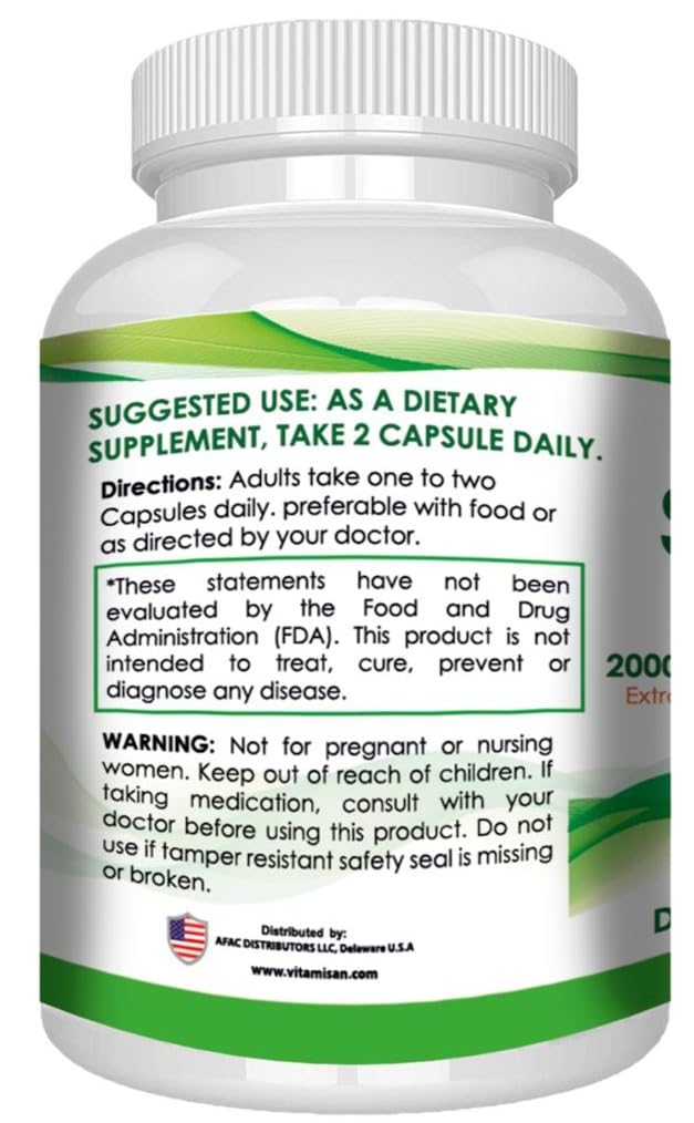 VITAMISAN Graviola Leaves Capsules with a measuring spoon for dosage