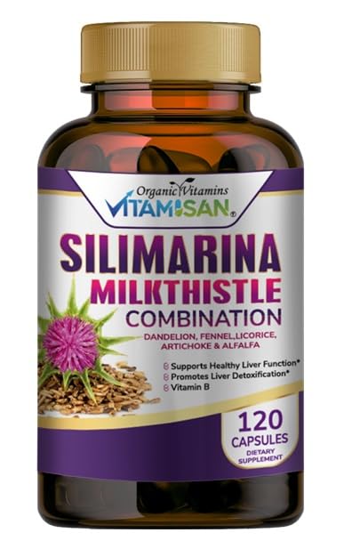 VITAMISAN Milk Thistle Supplement 1,448mg front view