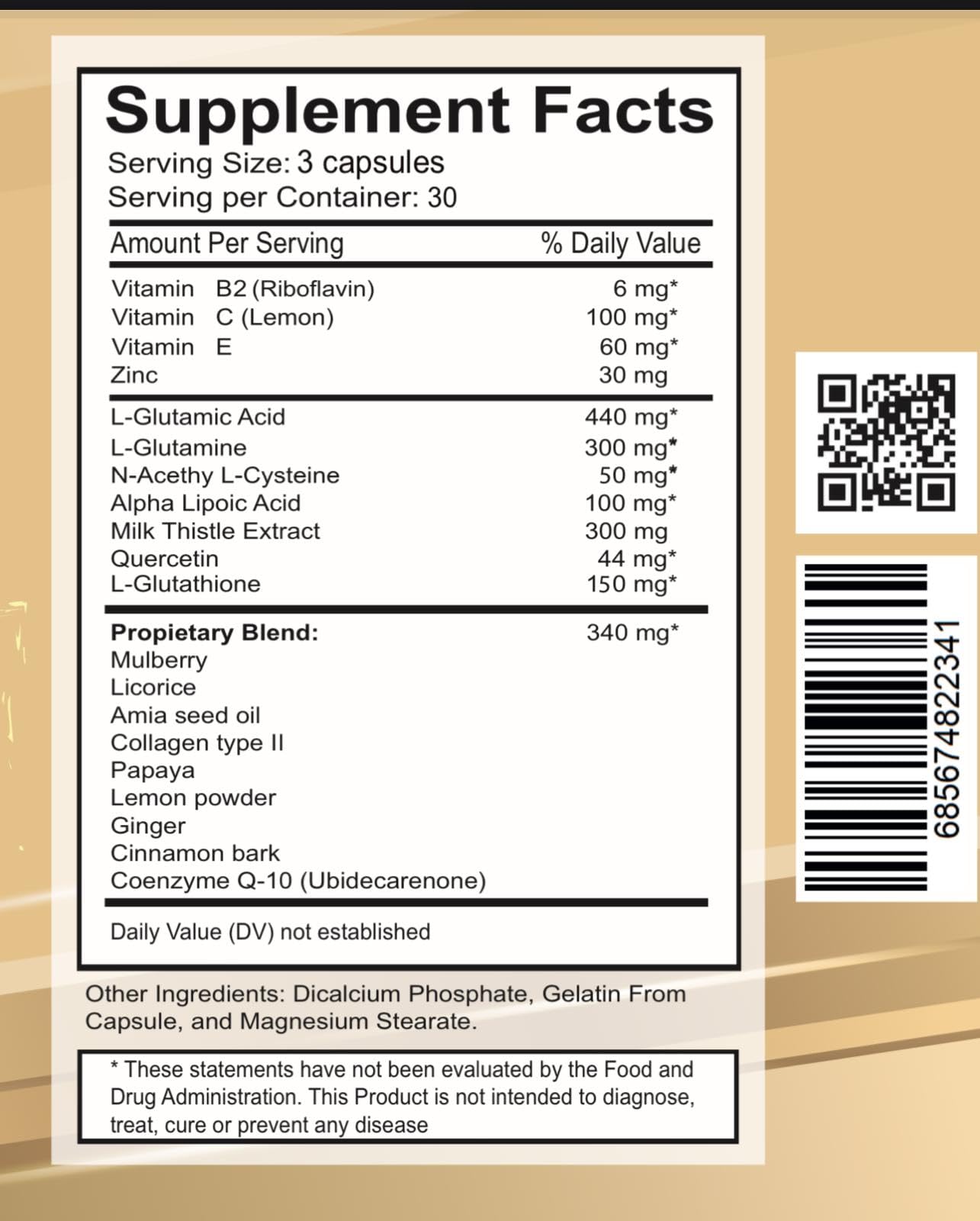 VITAMISAN Milk Thistle Supplement bottle with capsules