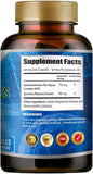 VITAMISAN Spirulina Capsules close-up of the label and dosage instructions