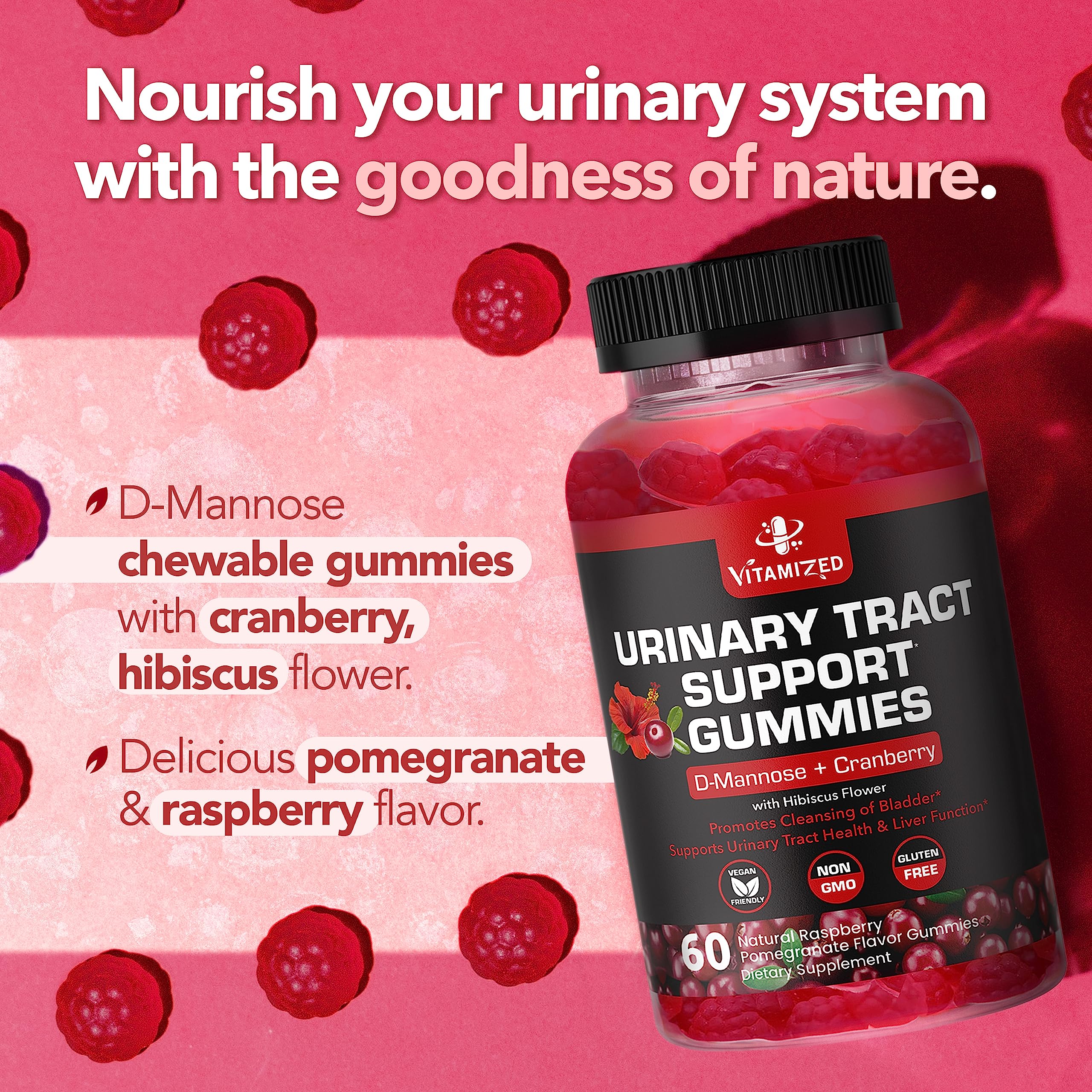 VITAMIZED Cranberry Gummies nutritional information