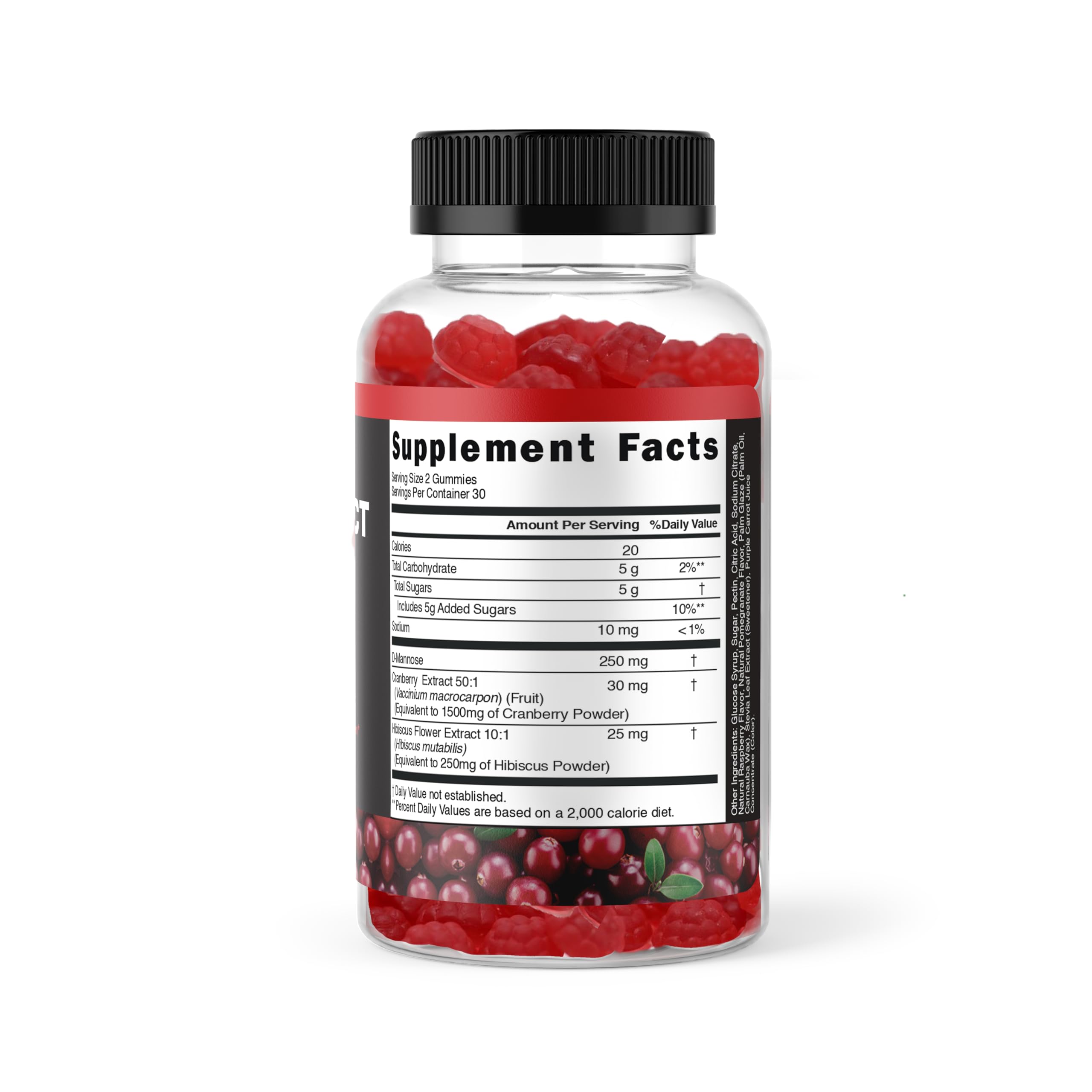 VITAMIZED Cranberry Gummies with fresh cranberries