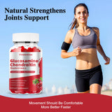 Vitammies Glucosamine Chondroitin Gummies with a measuring spoon