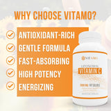 Vitamo Liposomal Vitamin C 2000mg supplement with measuring spoon