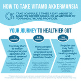 Vitamo Probiotic Supplement side view showing label details