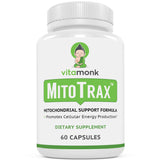 VitaMonk Acetyl-L-Carnitine 200mg supplement bottle front view