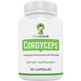 VitaMonk Cordyceps Capsules 60 Count front view