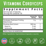VitaMonk Cordyceps Capsules in a lifestyle setting