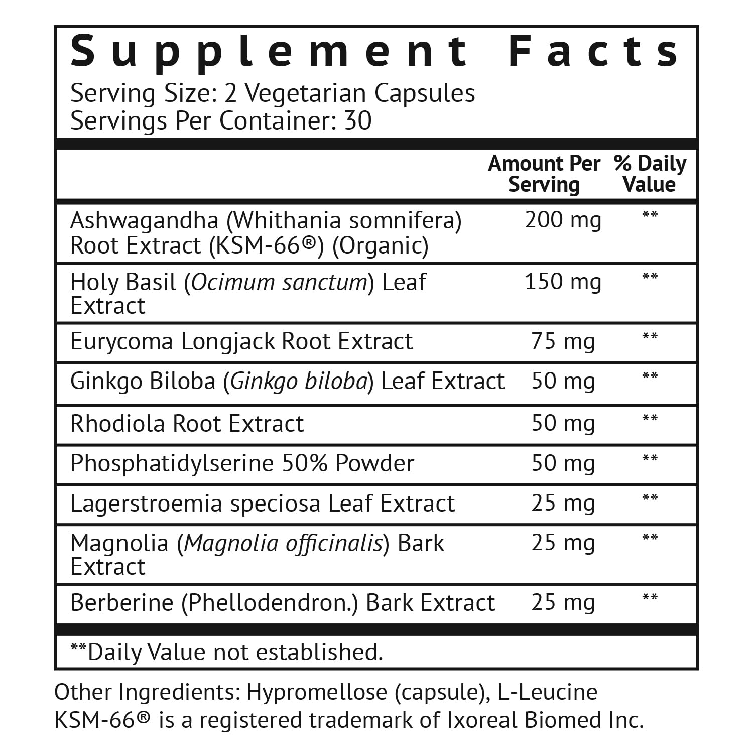 VitaMonk CortiTrax Adrenal Extracts Supplement side view