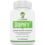 VitaMonk Dopify Mucuna Pruriens supplement bottle front view