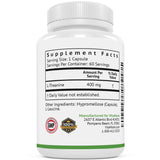 VitaMonk L-Theanine supplement label close-up