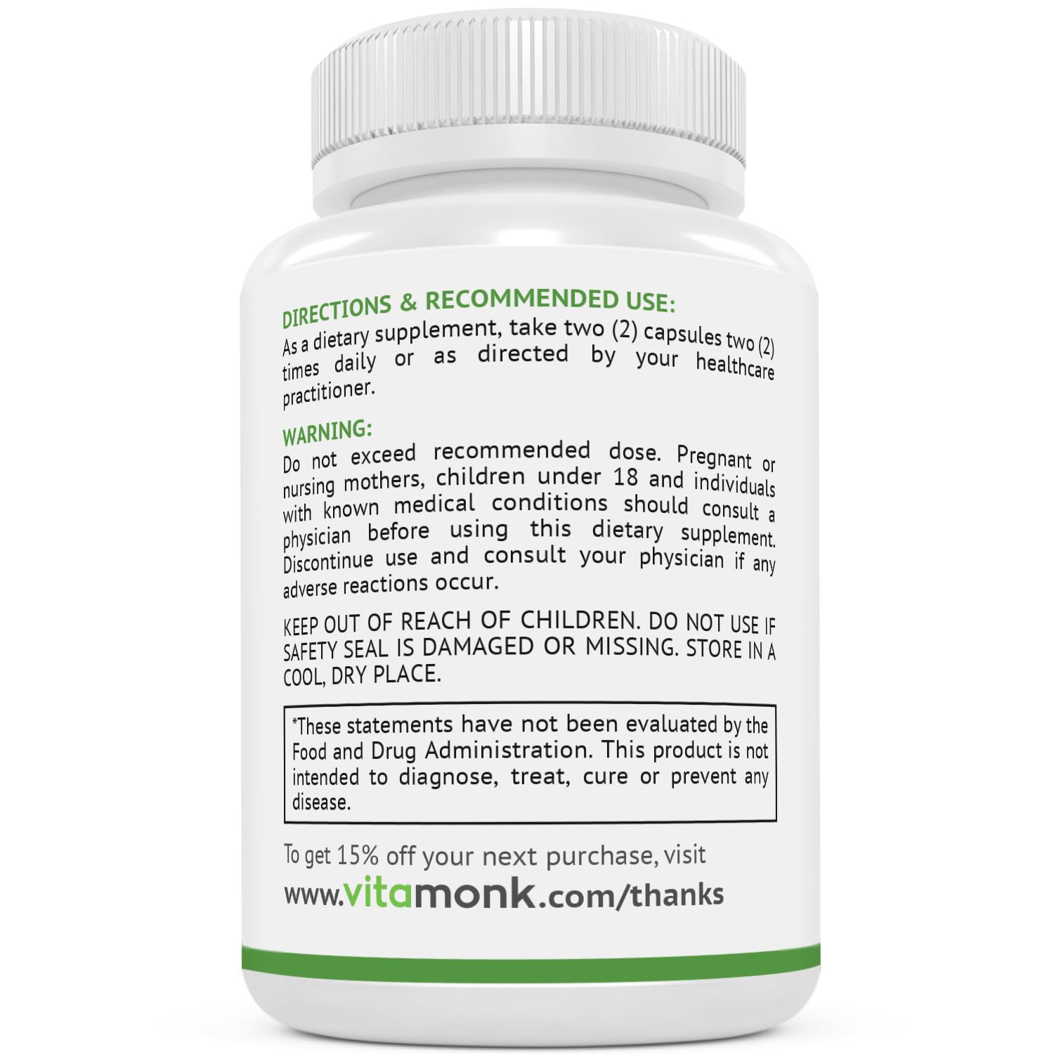 VitaMonk Matcha Green Tea Capsules with a cup of tea
