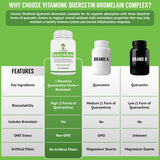 VitaMonk Quercetin Supplement 500mg bottle with label