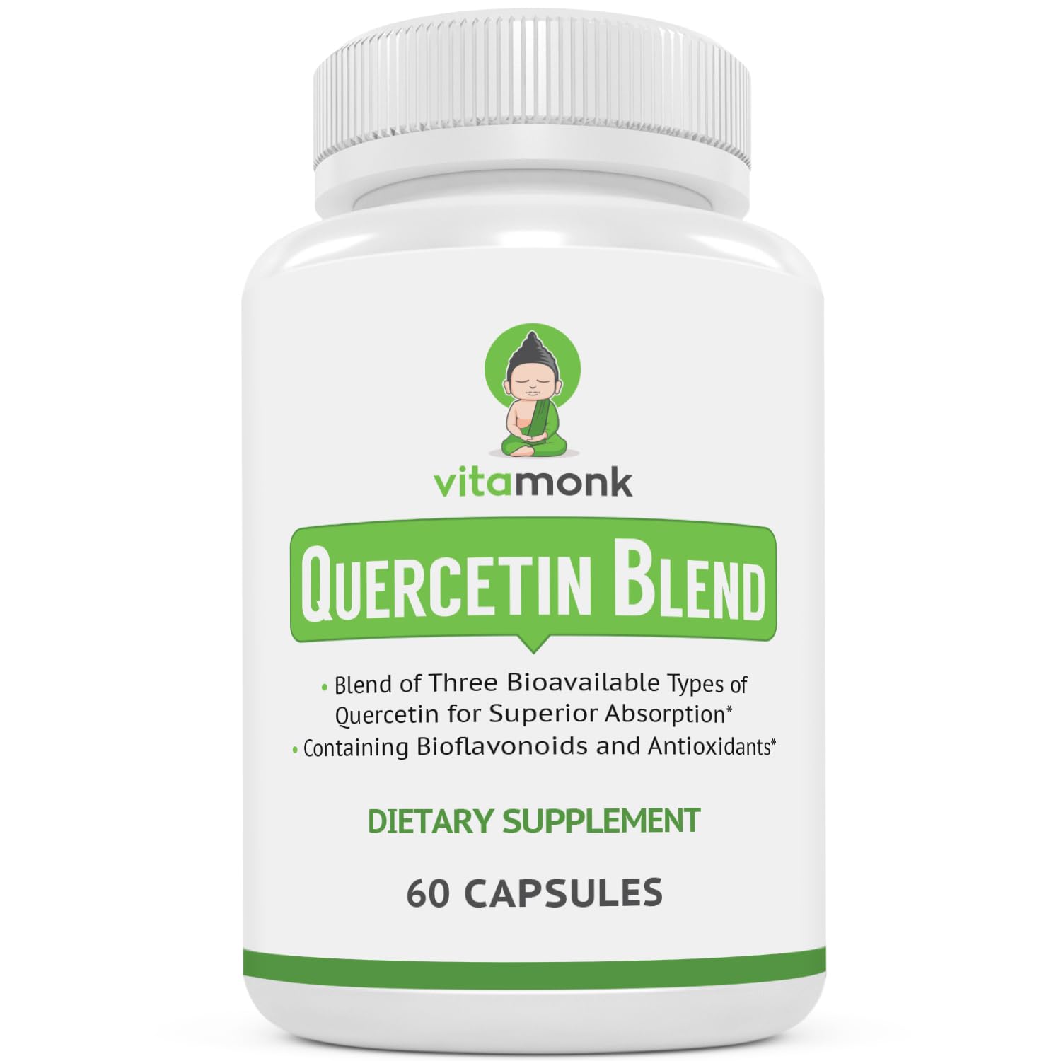 VitaMonk Quercetin Supplement 500mg front view