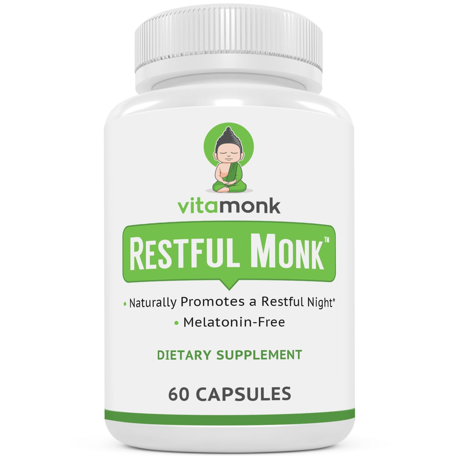 VitaMonk Sleep Aid Capsules front view with packaging