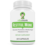 VitaMonk Sleep Aid Capsules front view with packaging