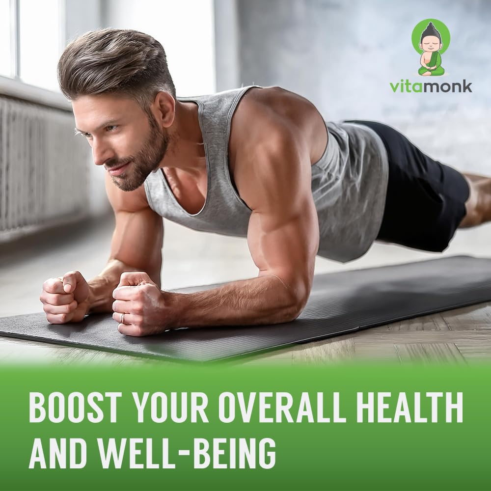 VitaMonk Turmeric Curcumin Ginger Complex 600mg Capsules in a hand