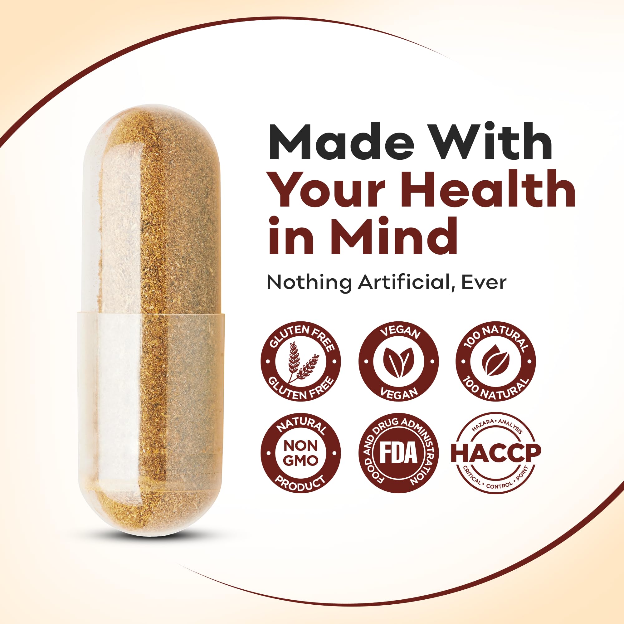 Vitamyco Tiger Milk Mushroom capsules with ingredients list
