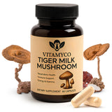 Vitamyco Tiger Milk Mushroom Lung Support Capsules front view