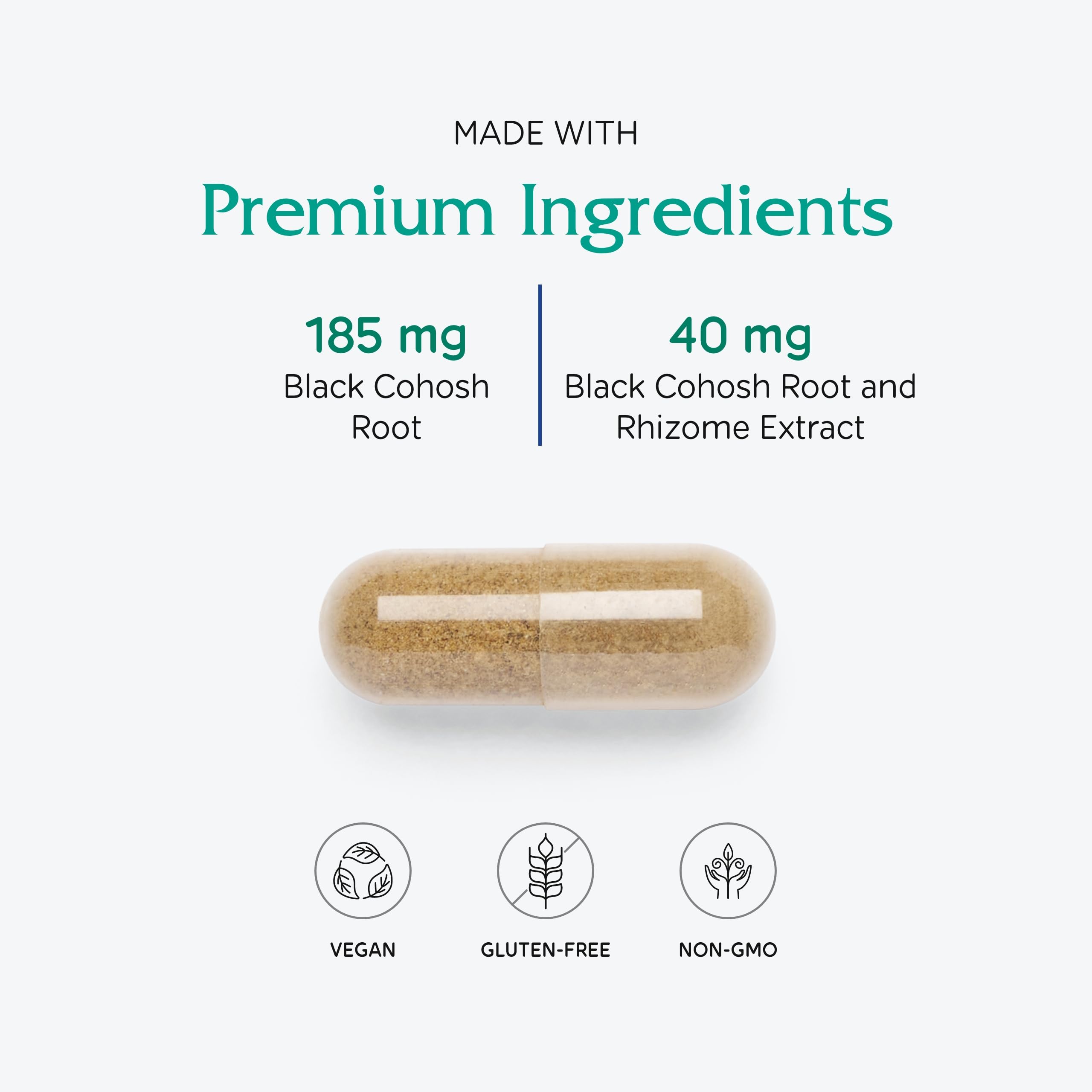Vitanica Black Cohosh Supplement packaging