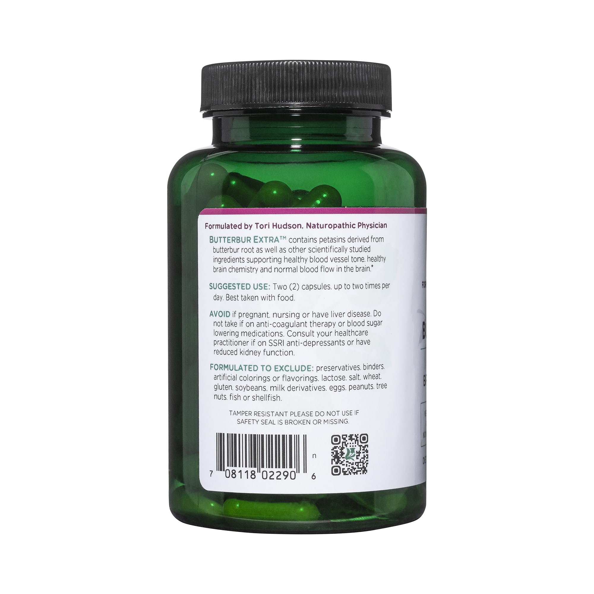 Vitanica Butterbur Root Extract 141g packaging details