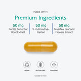 Vitanica Butterbur Root Extract ingredients list on packaging