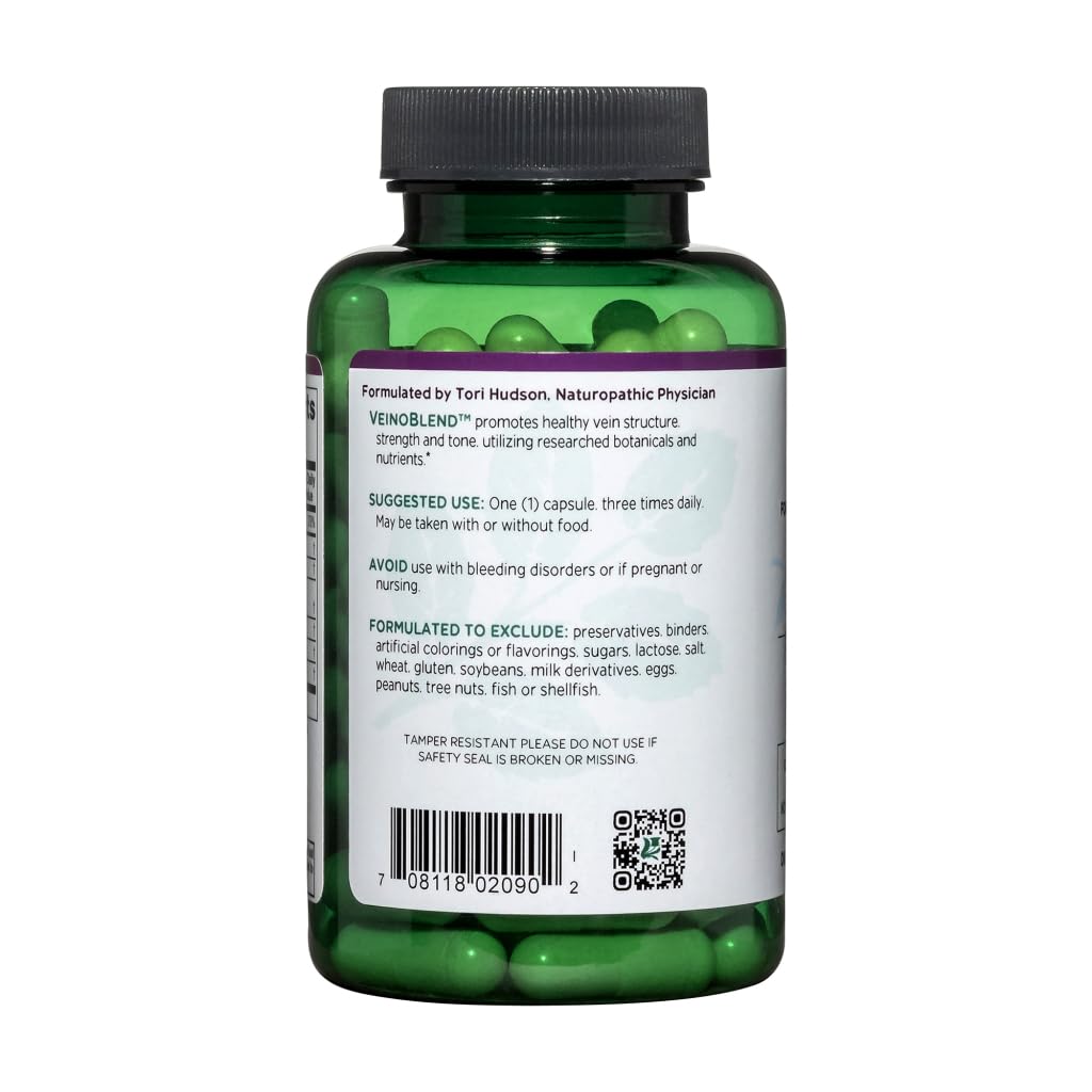 Vitanica Circulation Support Capsules open bottle with capsules