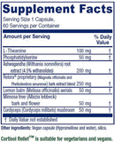 Vitanica Cortisol Relief Sleep Supplement side view with label