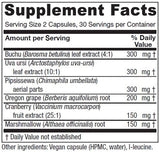 Vitanica Cranberry Extract Supplement 25:1 bottle side view