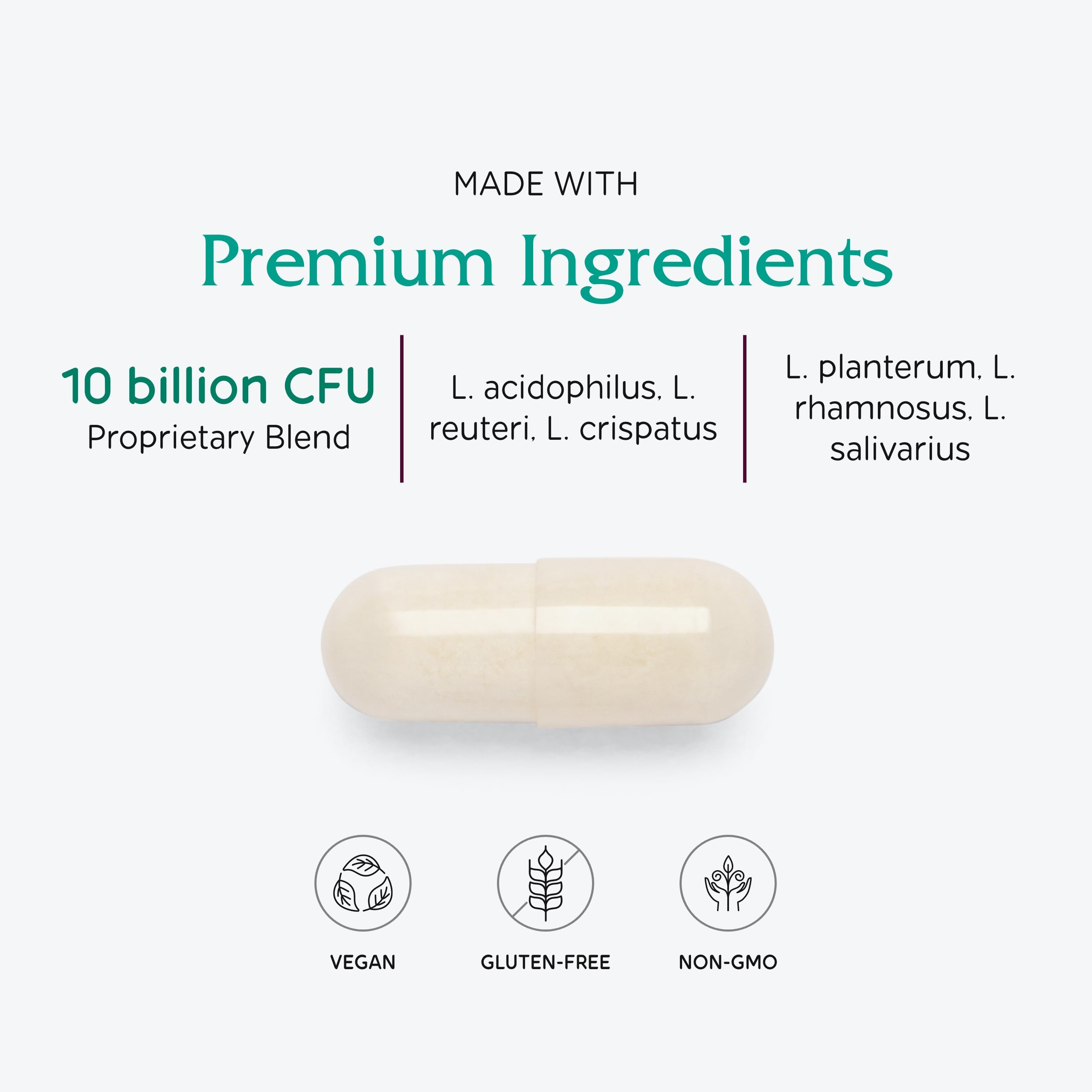 Vitanica FemEcology Probiotic Capsules opened bottle view