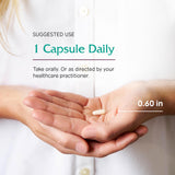 Vitanica FemEcology Probiotic Capsules showing capsule size