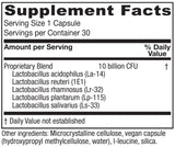 Vitanica FemEcology Probiotic Capsules side view showing capsule details