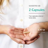Vitanica GABA Ease capsules in a hand