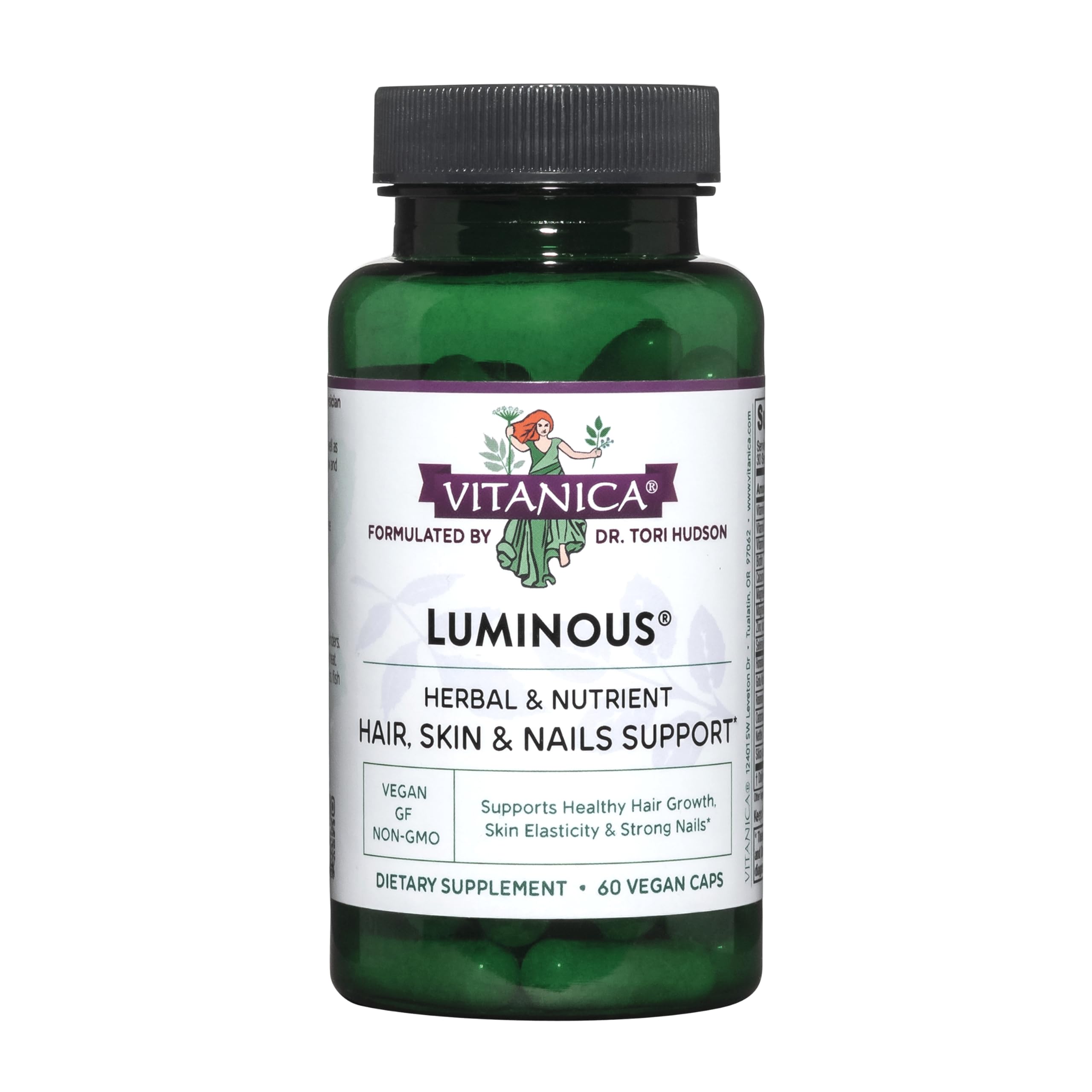 Vitanica Hair, Skin & Nails Multivitamin front view