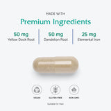Vitanica Iron Extra 90 capsules opened bottle