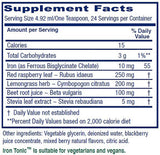 Vitanica Iron Tonic 255g side view showcasing the label