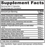 Vitanica LactationBlend Milk Thistle Supplement 60 Capsules side view