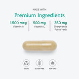 Vitanica Menstrual Support Blend 86g capsules ingredients list