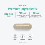 Vitanica Multivitamin for Hair, Skin & Nails Support ingredients list