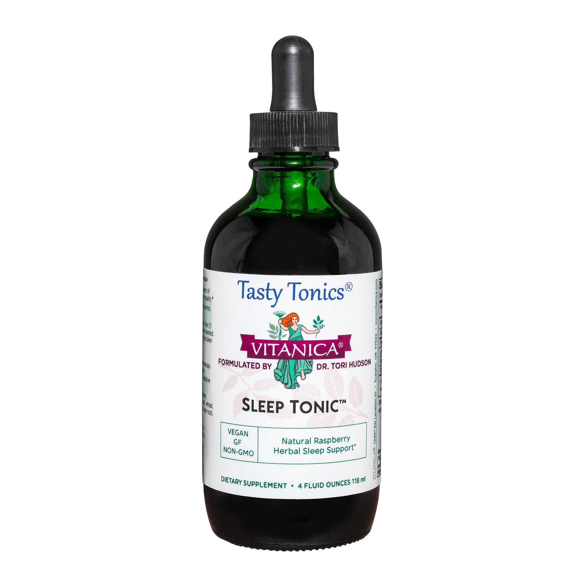Vitanica Nightly Liquid 156g bottle front view